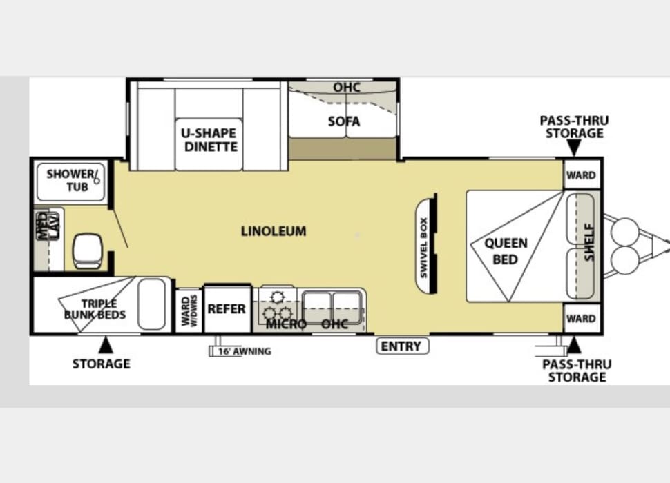 2014 Forest River Salem Ice Cabin, RV Rental in Port La ...